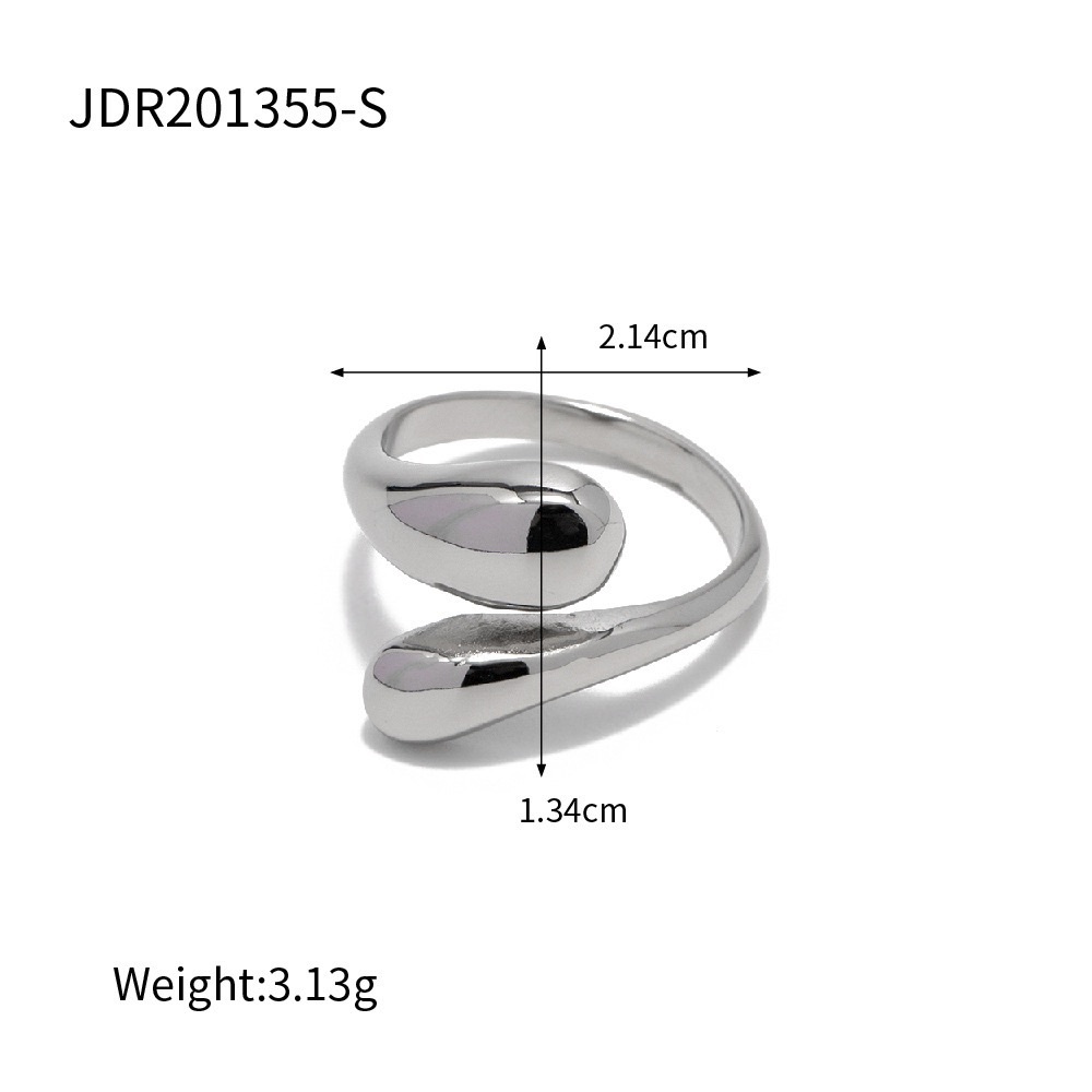 Elegant Silver Wrap Ring